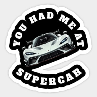 You Had Me At Supercar Exotic Sports Car Enthusiast Sticker